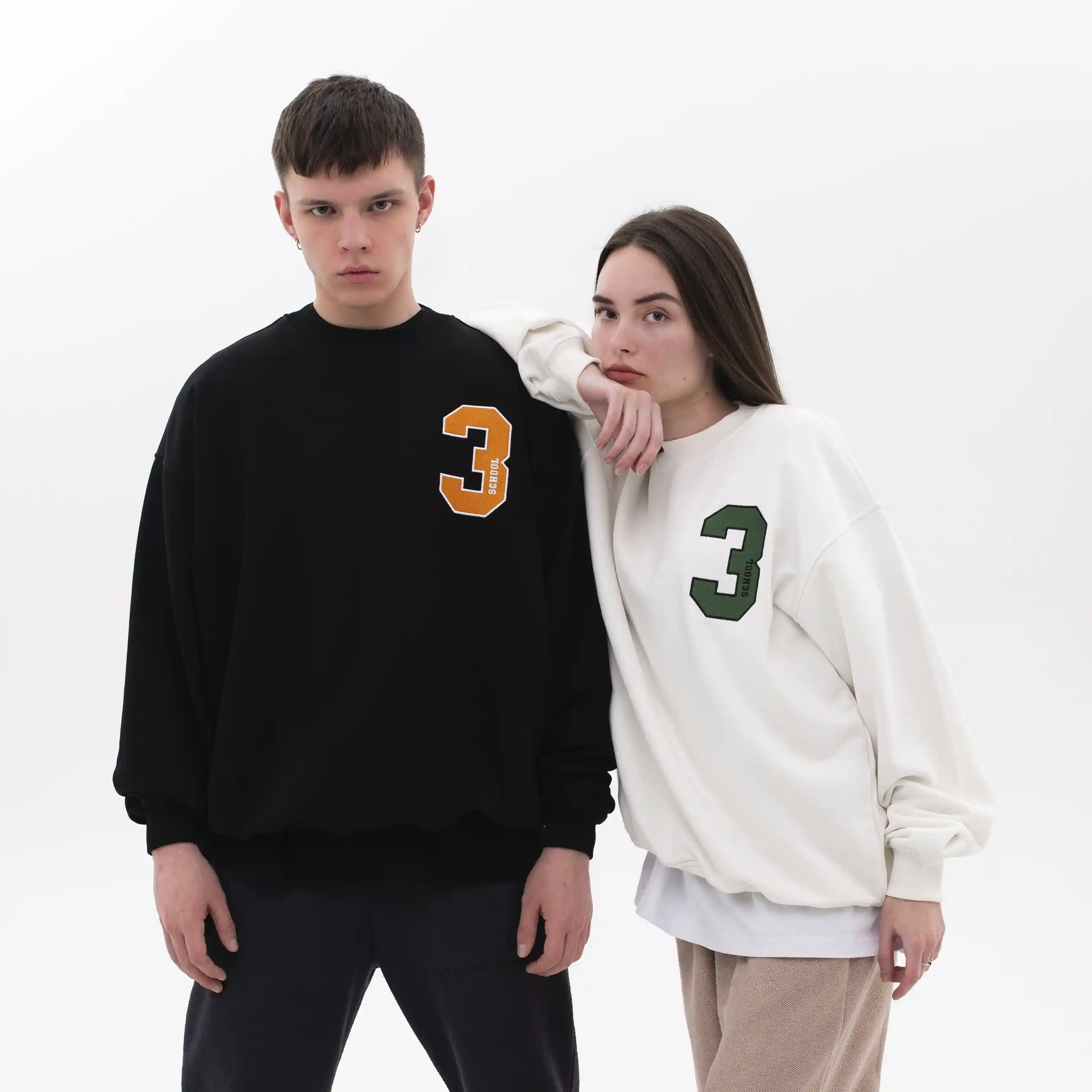 Свитшот из футера 3-х нитка петля