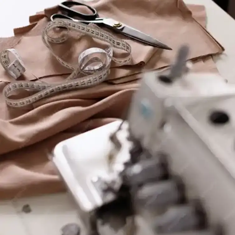 Процесс пошива одежды в швейном цеху МЕРЧ ПАРК