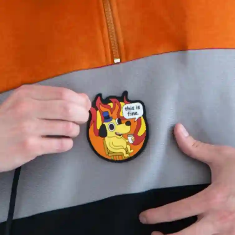 Худи с велкро-панелью для сменных патчей