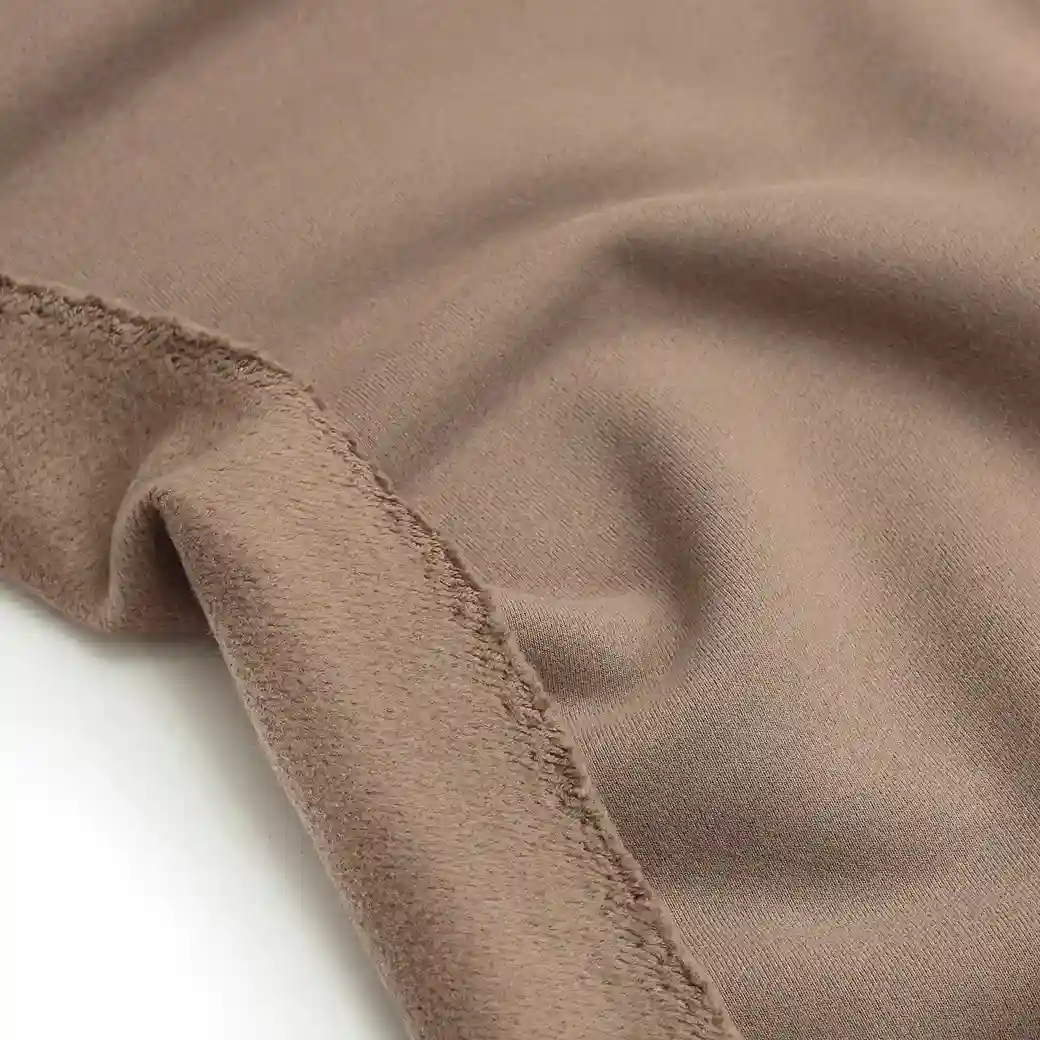 Текстура ткани футер бархат (peach effect)